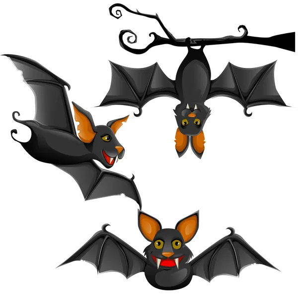 Cute vector bat — Stock Vector