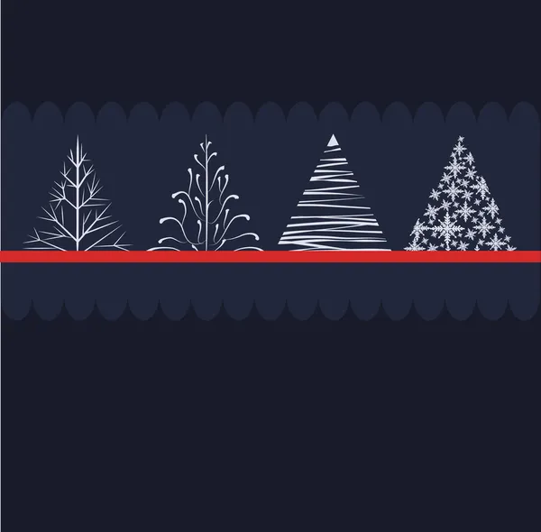 Diseño del árbol de Navidad — Archivo Imágenes Vectoriales