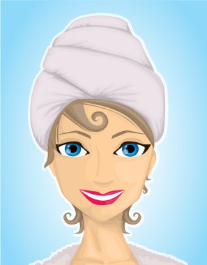 kıza havlu