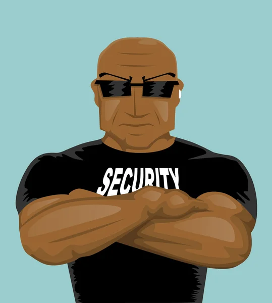 Hombre de seguridad — Vector de stock