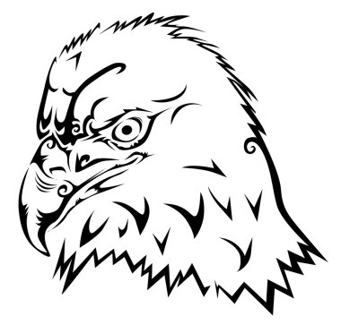 Kartal tribal tattoo