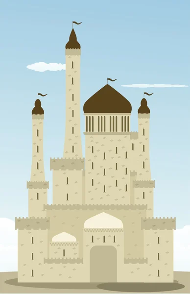 Карикатурный замок — стоковый вектор