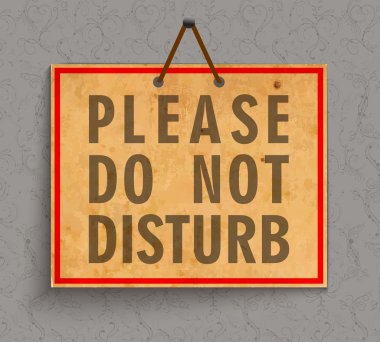 Lütfen rahatsız etmeyin.