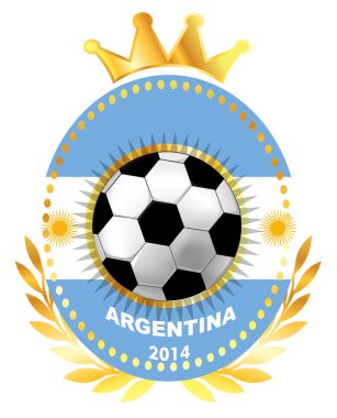 Arjantin bayrağı futbol topu