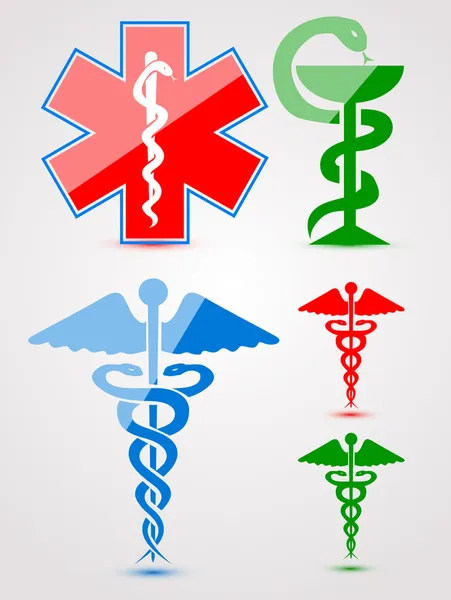 Медичні символи набору — стоковий вектор