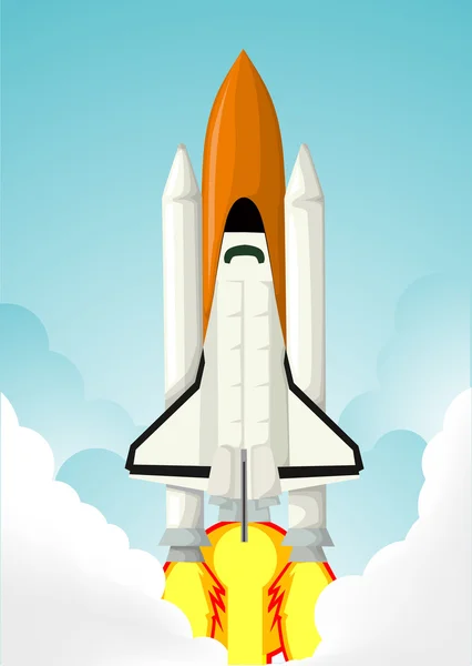 Shuttle spaziale — Vettoriale Stock