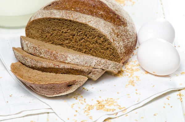 Närbild av traditionella bröd — Stockfoto