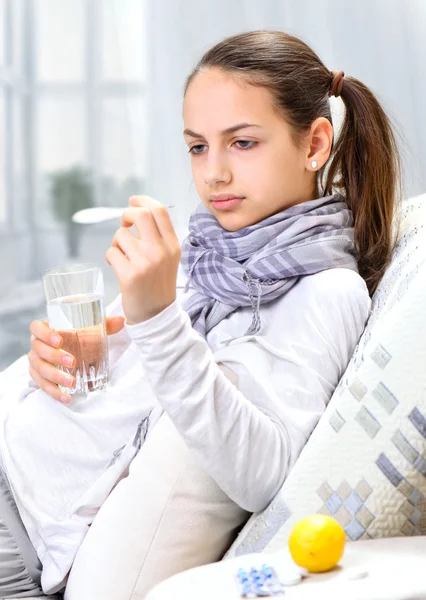 Sick Woman. — Stock Photo, Image