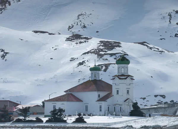 Орієнтир на Алясці Dutch Harbor Стокове Зображення