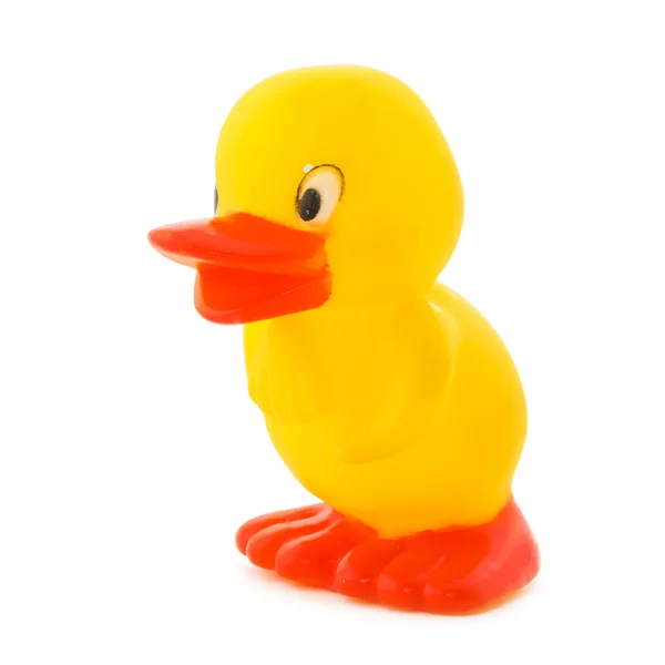 Yellow duckling a plastic toy.2 — Stock Photo, Image