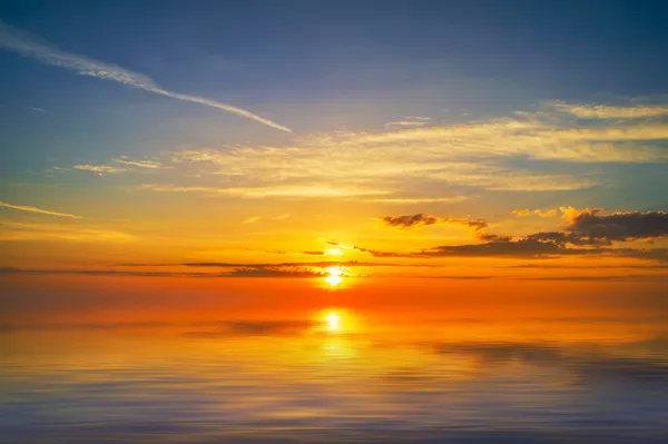 Sunset over cold ocean.5 — Stock Photo, Image