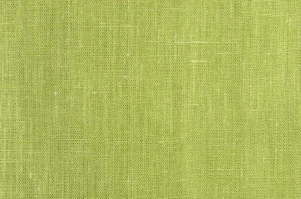 Зеленый крупным планом фон текстуры льна Лицензионные Стоковые Изображения