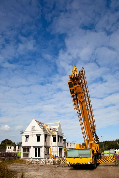 Construyendo una nueva casa familiar — Foto de Stock