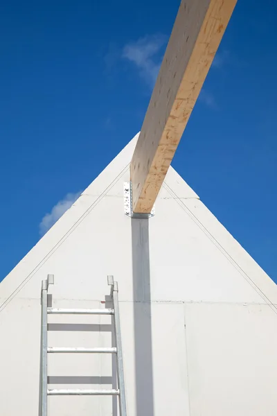 Detail nieuw huis — Stockfoto