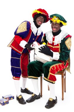 Zwarte piet sinterklaas (siyah pete)