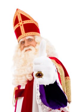beyaz zemin üzerine Sinterklaas Yaşasın