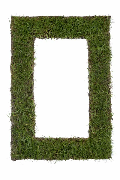 Rahmen aus Gras — Stockfoto