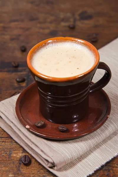 Tazza marrone di caffè — Foto Stock