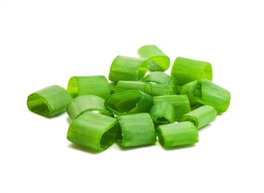 doğranmış yeşil soğan