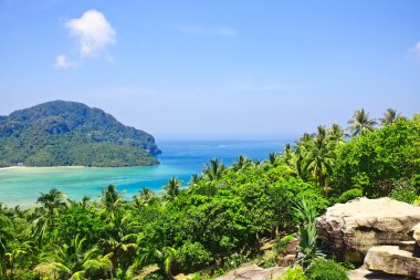 phi phi Adası Tayland en yüksek noktasından göster