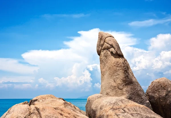 Beroemde grootvader rock. Koh samui, thailand — Stockfoto