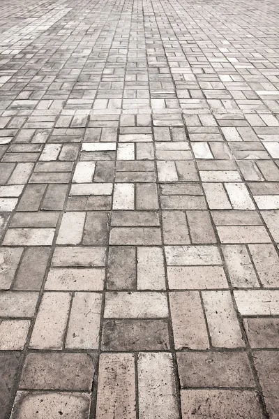돌로 만든 도로 포장 질감 — 스톡 사진