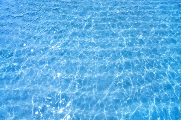 Brillant fond bleu ondulation d'eau — Photo