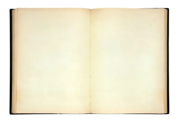 Eski açık kitap — Stok fotoğraf