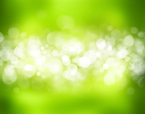 阳光的抽象绿色自然背景 — 图库照片