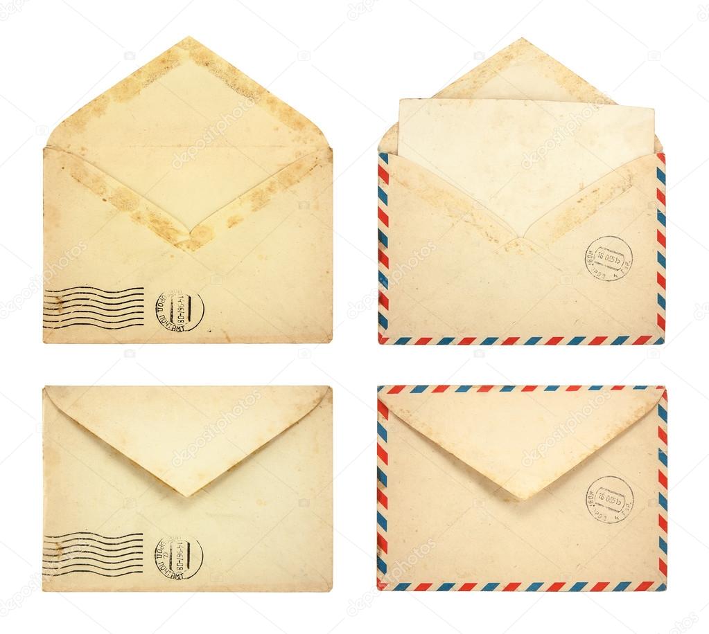 Set of Old envelopes
