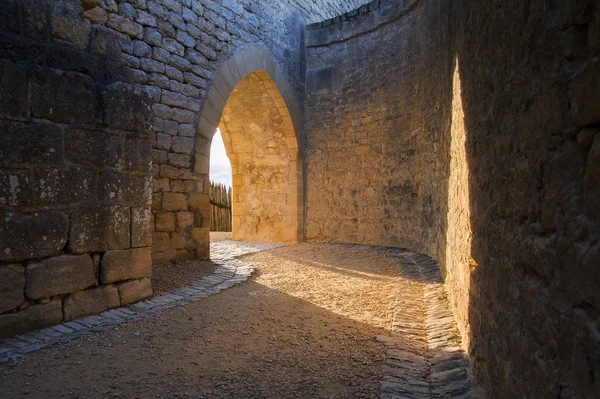 Средневековая арка замка — стоковое фото