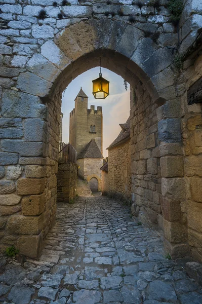 Middeleeuws kasteel archway — Stockfoto