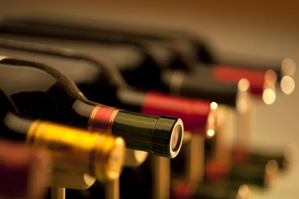 Wine bottles — Stock Photo, Image