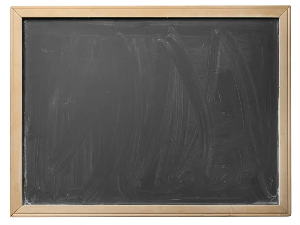 School blackboard isolated on white background — Stock Photo, Image