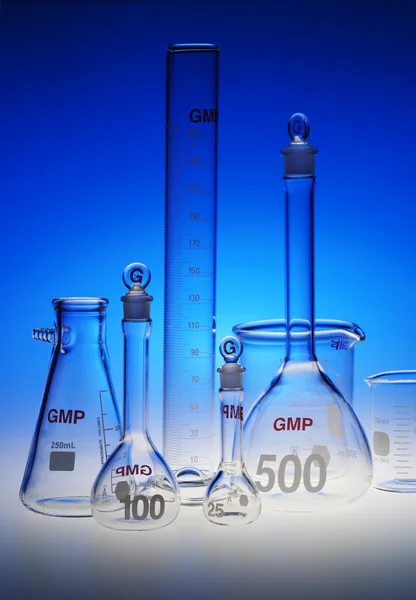 Chemical glassware — Stock Photo, Image