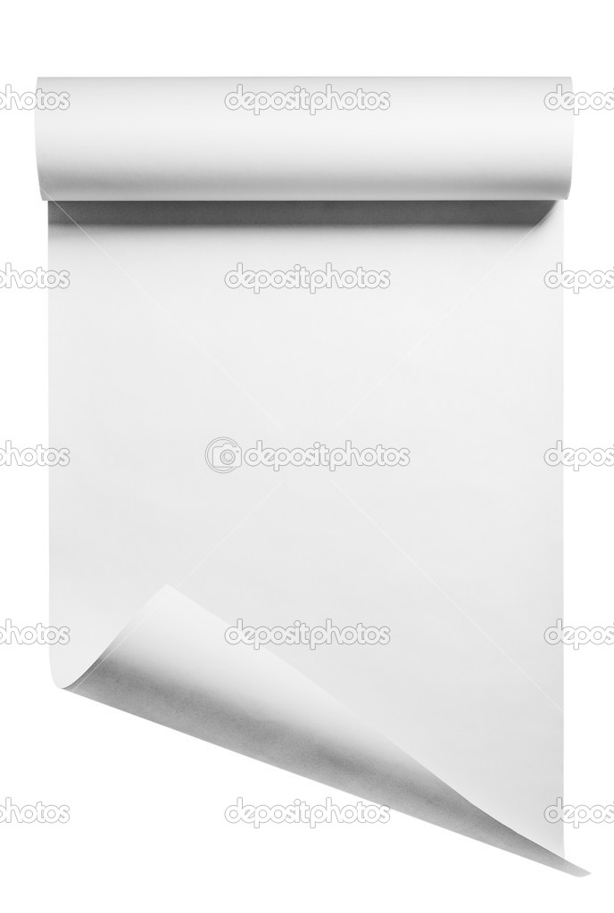 Roll of paper, isolated