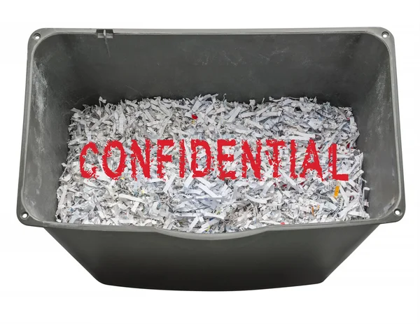 Shredded paper documents — Stock Photo, Image