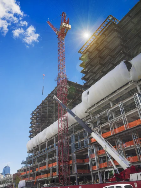 New building construction site — Stock Photo, Image