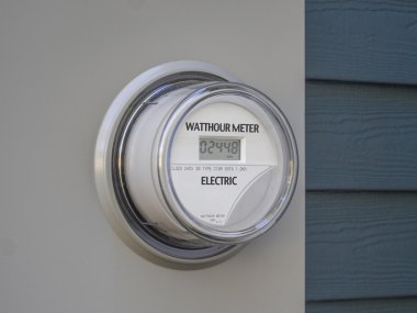 Electricity meter clipart