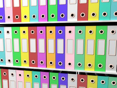 dosyaları organize office belgeleri almak için raflar