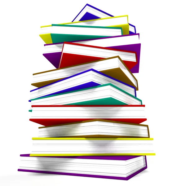 Stack Of Books Representing Learning And Education — Stock Photo, Image