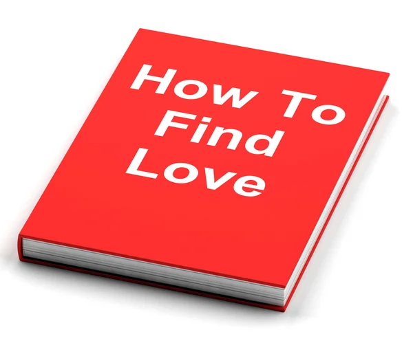 Book On How To Find Love — Stock Photo, Image