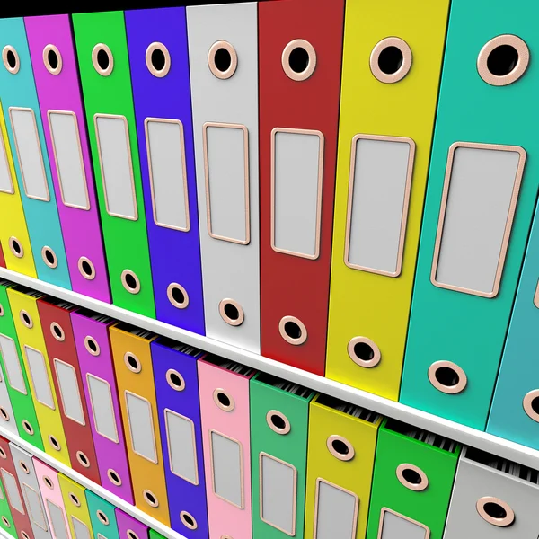 Shelves Of Files For Getting Paperwork Organized — Stock Photo, Image