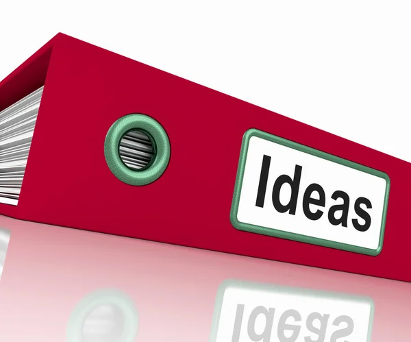 Ideas File Showing Concepts Or Creativity — Stock Photo, Image