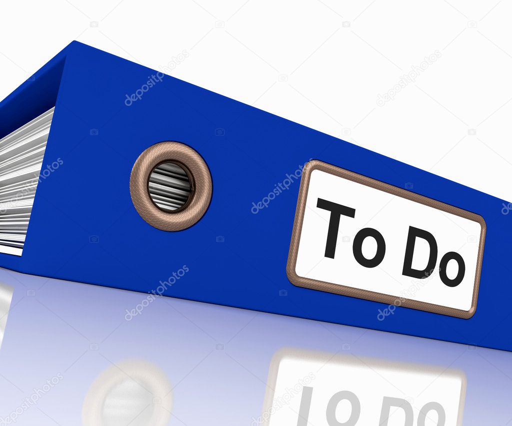 To Do File For Organizing Tasks