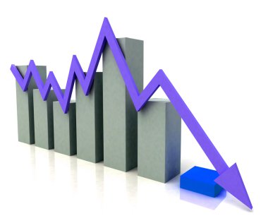 çubuk grafik mavi kar line bütçe karşı gösterir