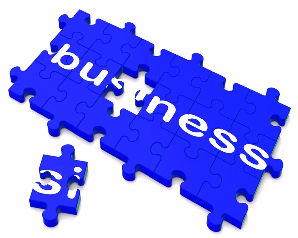 Business Sign Showing Commerce And Deals — Stock Photo, Image