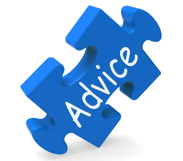 Advice Shows Support Help And Assistance — Stock Photo, Image