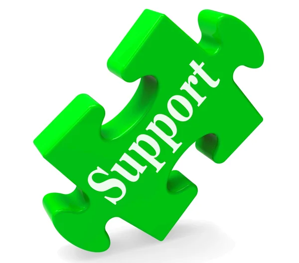 Support Shows Help Advice And Assistance — Stock Photo, Image
