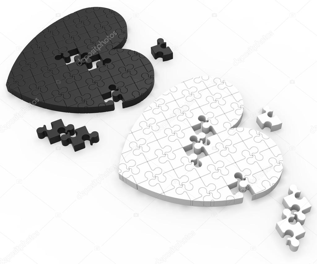 Two 3D Puzzle Shows Past Relations